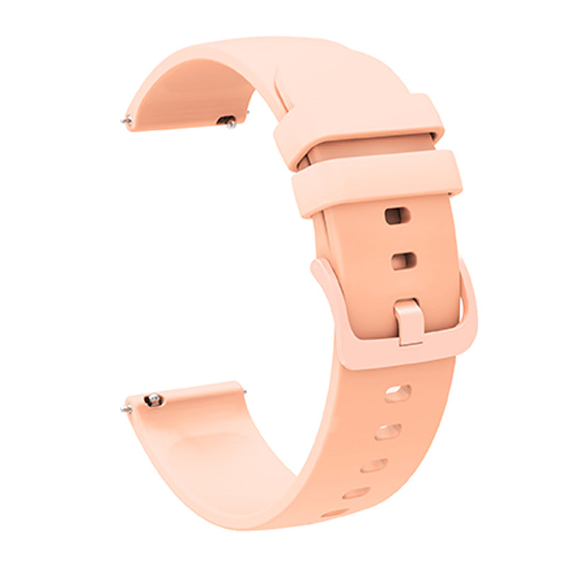 Universal 22mm Silicone Replacement Wrist Band Solid Color Adjustable Watch Strap with Same Color Buckle Universal 22mm Silicone Replacement Wrist Band Solid Color Adjustable Watch Strap with Same Color Buckle